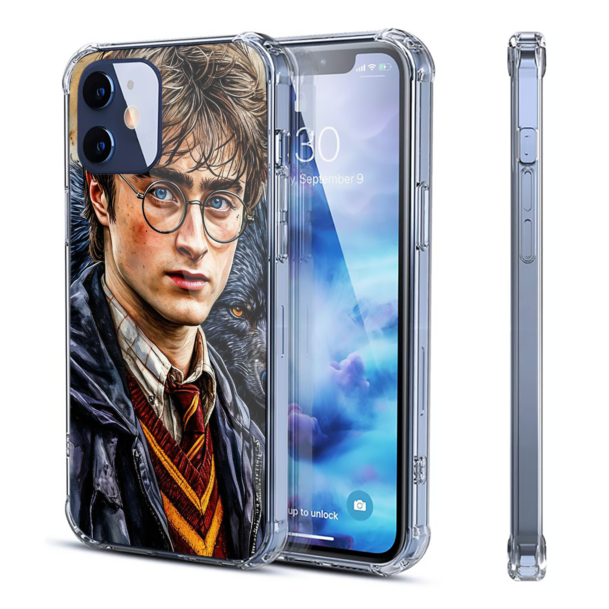 （画像用） Harry Potter ハリー・ポッターシリーズ 【iPhone 12シリーズ対応】透明スマホケース（クリアソフトケース）